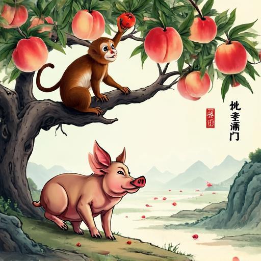 桃李满门打一生肖，重点解释