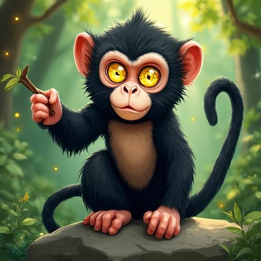 两眼金睛打一个生肖，答案解释