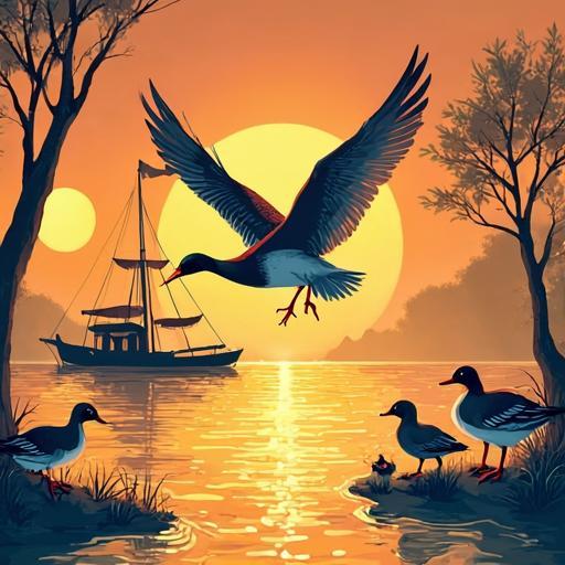 落日飞凫趁远樯是什么生肖，词语全面解释