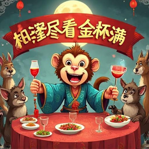 相逢尽看金杯满打一个生肖，逻辑严密解析