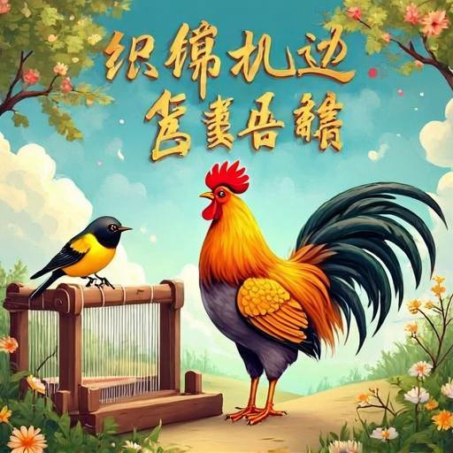 织锦机边莺语频打一个准确的生肖，词语诠释解释