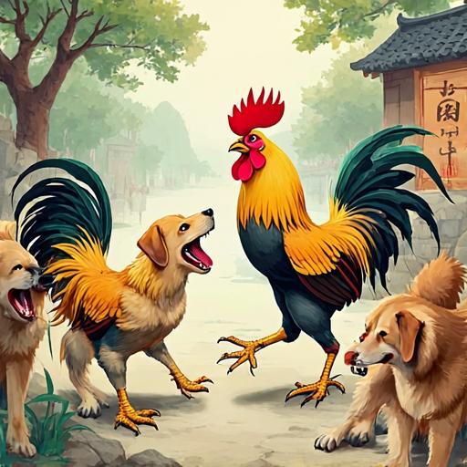 邑犬群吠打一个正确生肖，作答解释