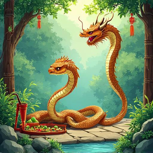 五毒出动，旁行斜上。丝篁斗好天龙巧打一个生肖，诗意解读解答