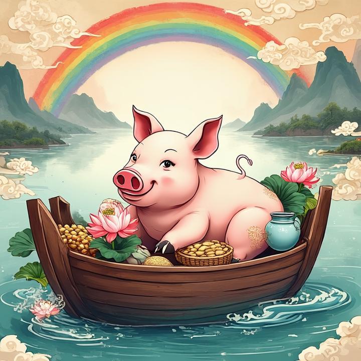 有货装载，福气自来，更深欹枕听湖波打一正确生肖，作答解析