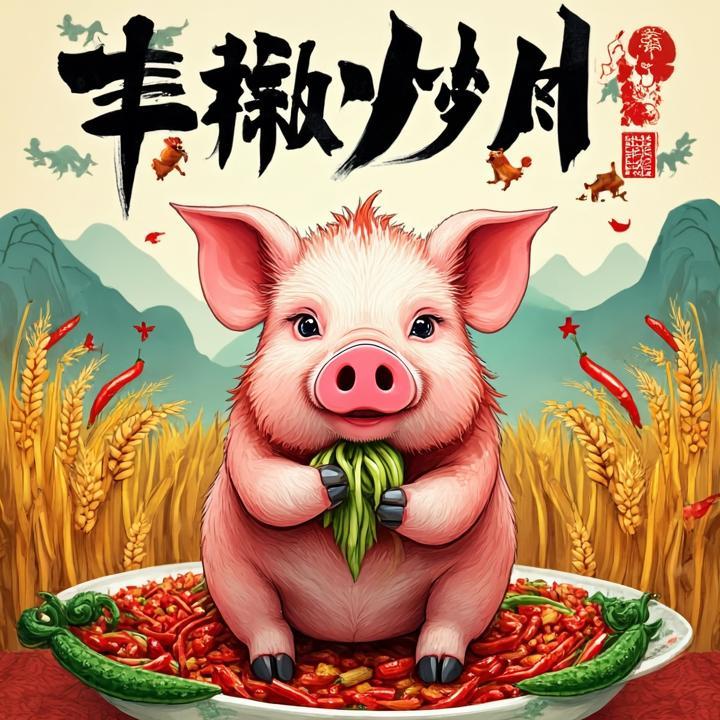 辣椒炒肉，青瓜丝打一生肖动物，最新解释