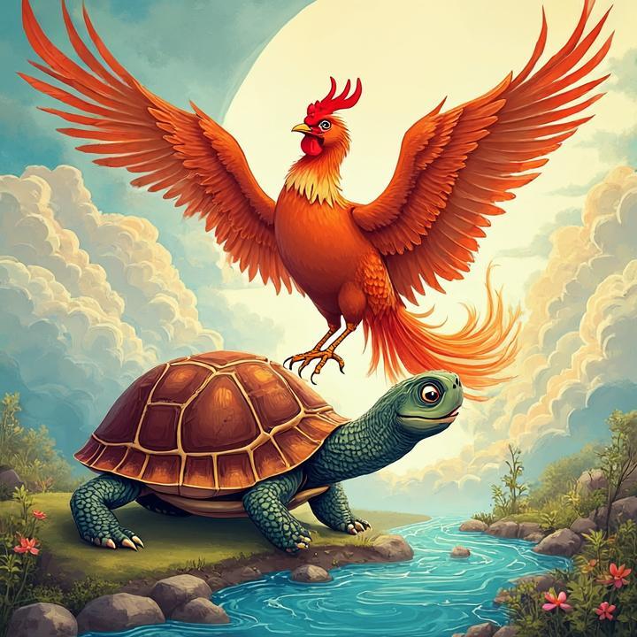 乌龟想骑凤凰背代表什么生肖，全面解释