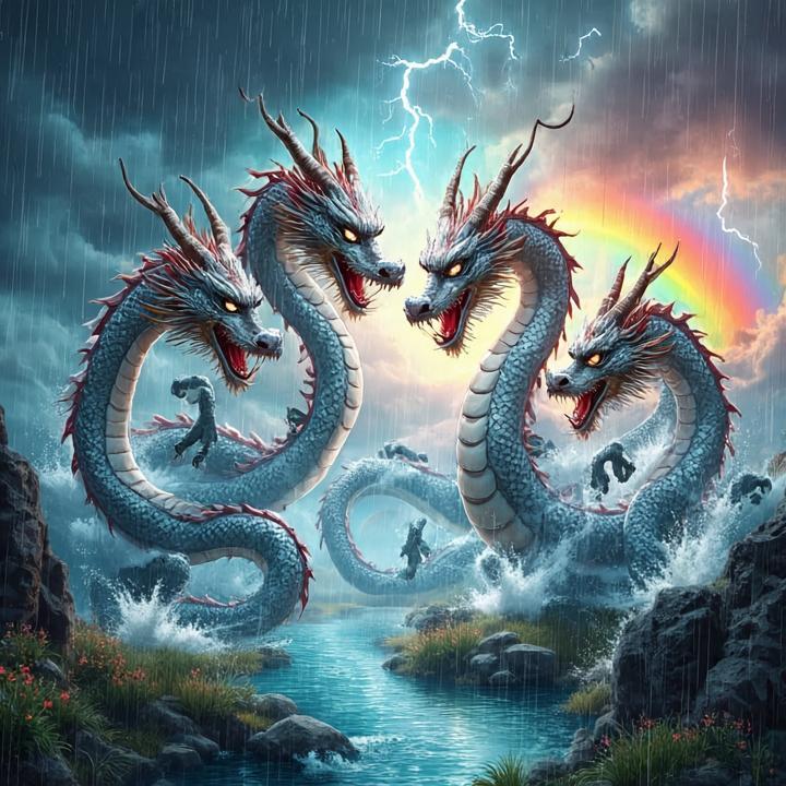 五龙狂卷暴风雨代表什么生肖，第一析释