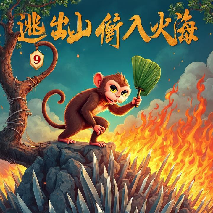 逃出刀山，衡入火海。莫谓拼死无大害打一生肖数字，所指马上揭晓