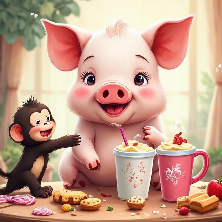 奶茶两杯打一个生肖，词语诠释解释