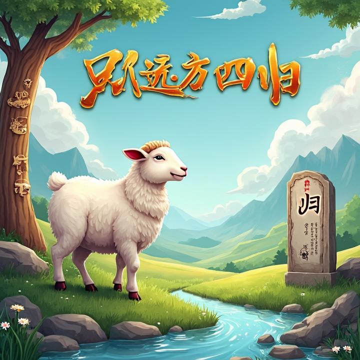 只见远方四四归代表什么生肖，完美解析