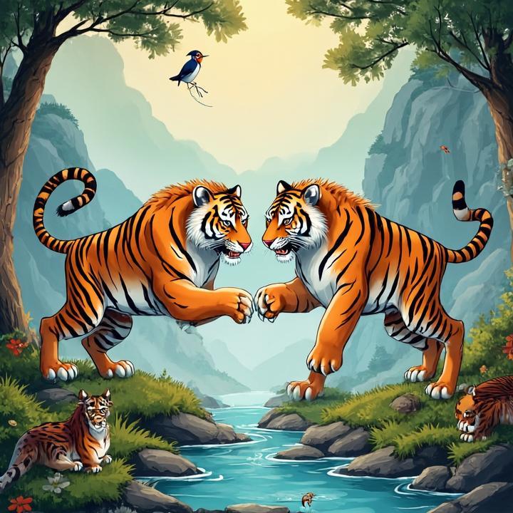 两虎相斗代表什么生肖，全面解释