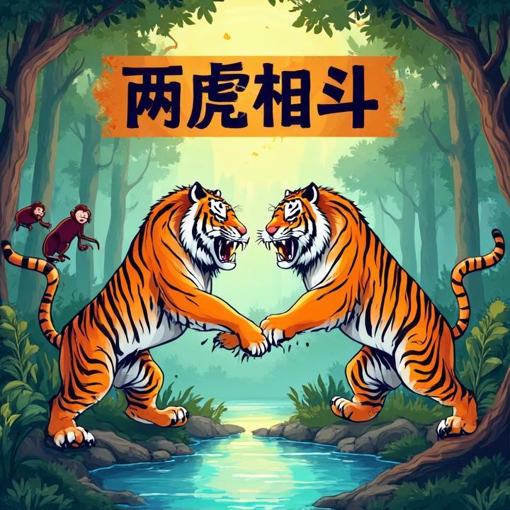 两虎相斗是什么生肖，词语解答