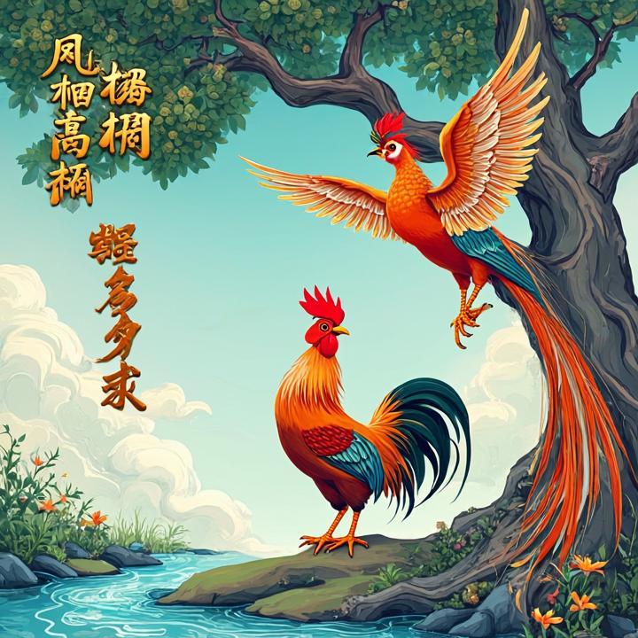 凤栖高梧疑多求打一生肖，答案揭晓