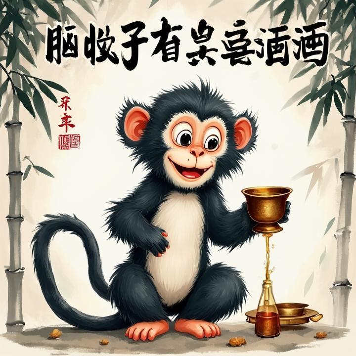 脑壳子有点晕，来点白酒打一动物生肖是什么生肖，经典解答