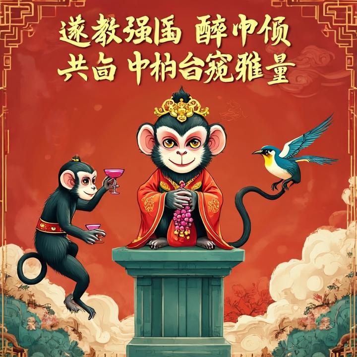 遂教强国醉中倾，共向柏台窥雅量打一个正确生肖，原创答案