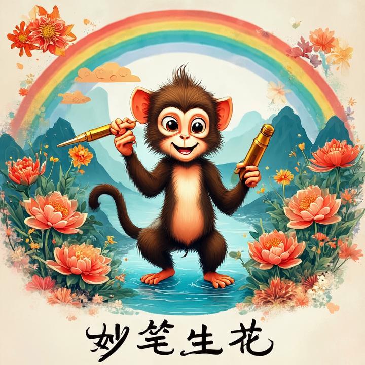 妙笔生花打一个正确的生肖，最新解释