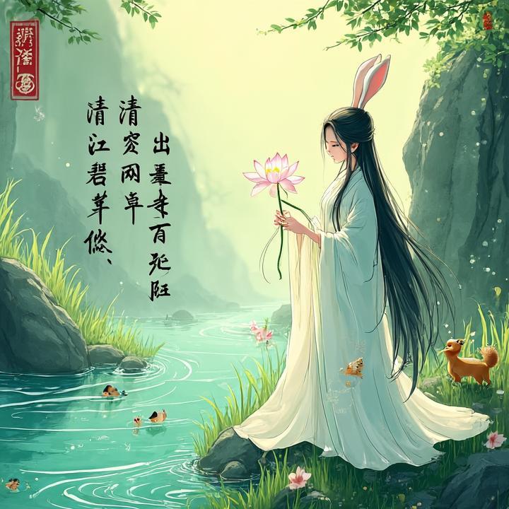 清江碧草两悠悠，清容出没有光辉打一个生肖，答案作解落实