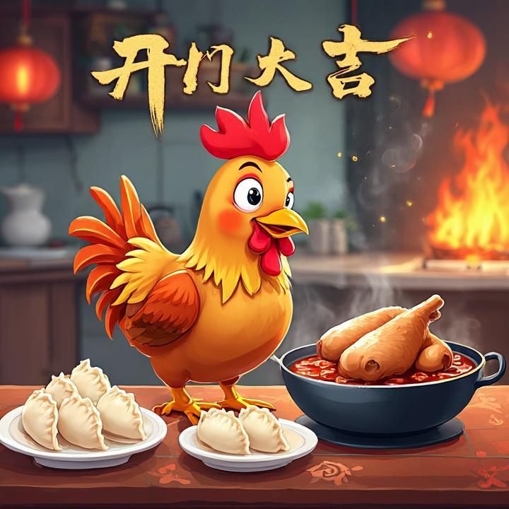 三份饺子，再来一份铁锅炖鹅是什么生肖，词语解析解答