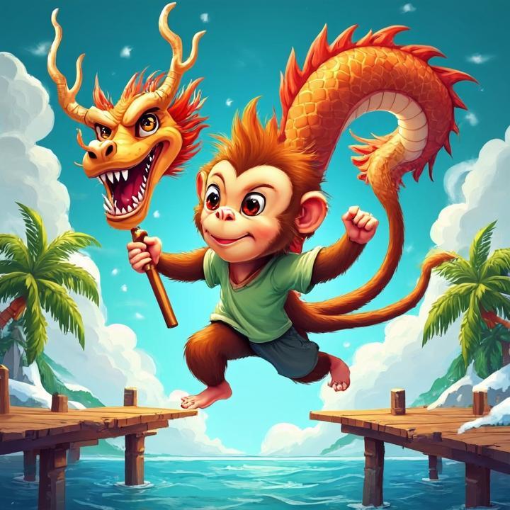 小猴戏耍龙天宫，一南一北跑码头是什么生肖，重点诠释解释