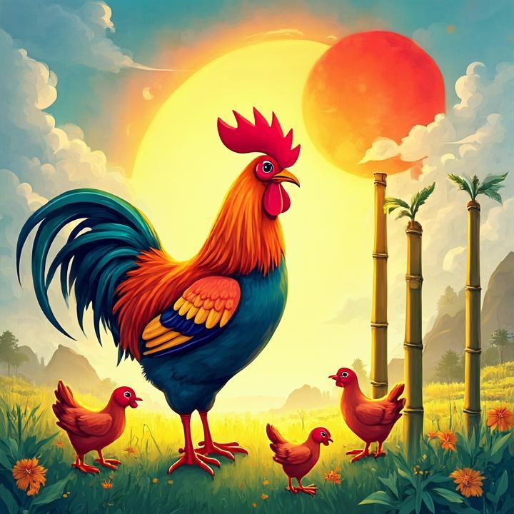 红日三竿打一个生肖，仔细解释