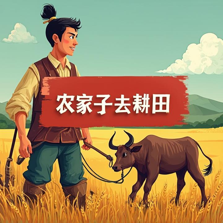 农家子弟去耕田代表什么生肖，词语解析解答