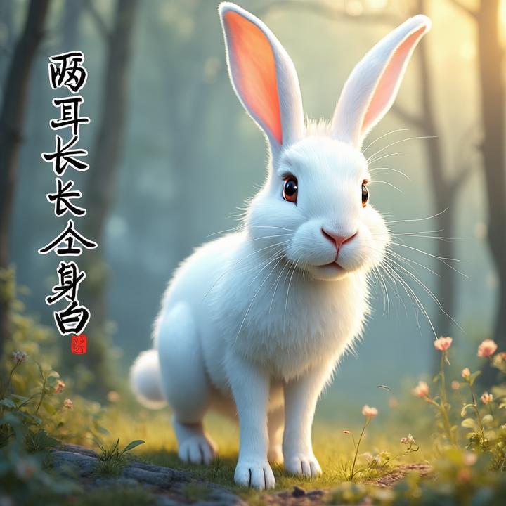 两耳长长全身白是什么生肖，诗词解读落实