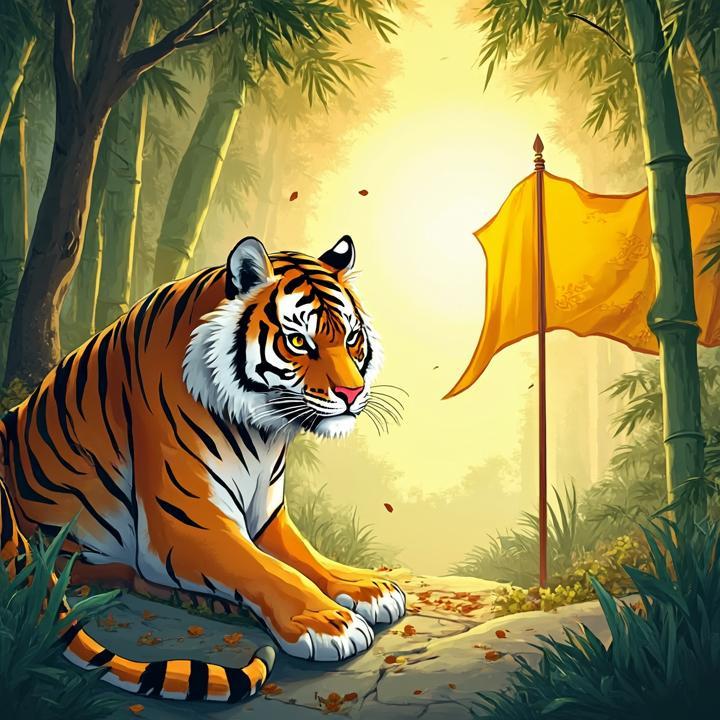 斑影藏锋，伏椿待风。望黄旗王气东浮是什么生肖，答案谜底即将揭晓