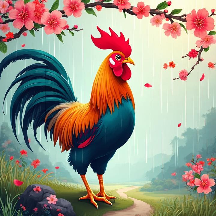 梅雨时节三月春，枝上红花四处飞打一个正确生肖，独家视角解答