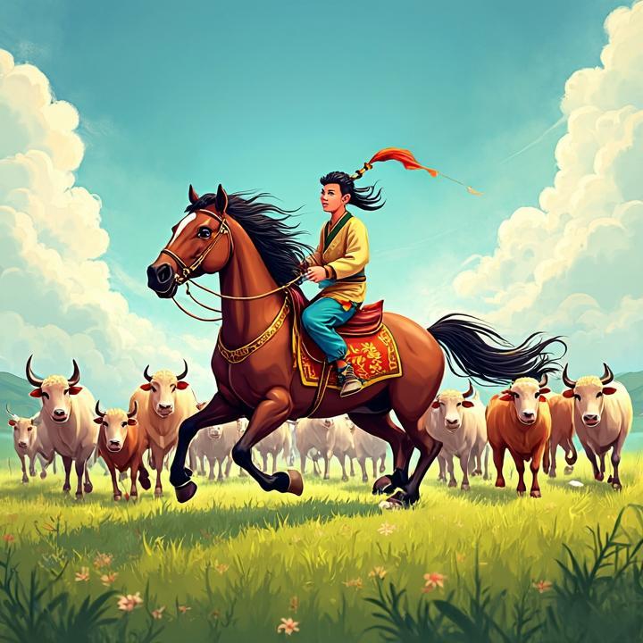 牛羊成群奔草原是什么生肖，全面释义解释