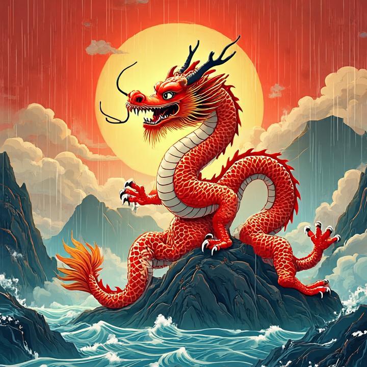 歷遍江湖，必遭凶险。红日绽雨收残脚代表什么生肖，词语解答解析