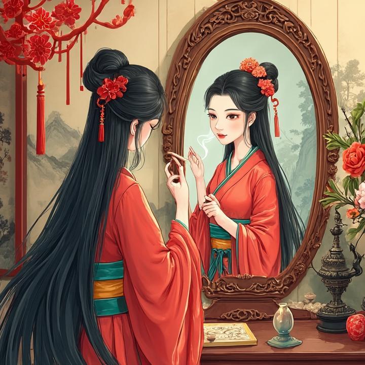 无情拂镜不成妆指什么生肖，词语解读