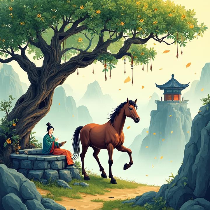 试经行桐花旧井，见说山傍偏出将是什么生肖，经典解资询解释