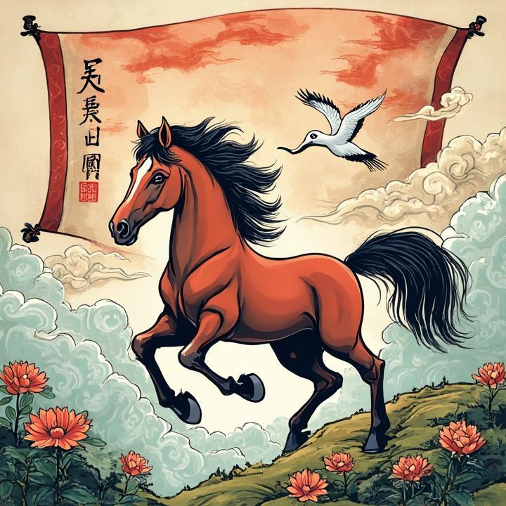 良马有心日驰千，天台画得千回看打一个生肖，最佳解释