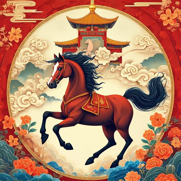 良马有心日驰千，天台画得千回看是什么生肖，答案解析解释