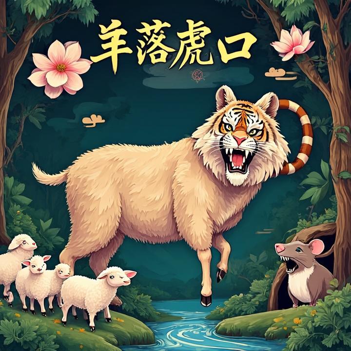 羊落虎口是什么生肖，揭晓诗意解释