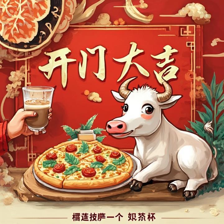 榴莲披萨一个，奶茶一杯打一个生肖，答案解析解释