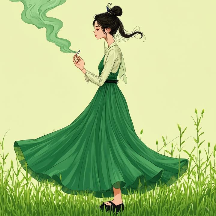 草绿裙腰一道斜打一生肖数字，原创解析解答