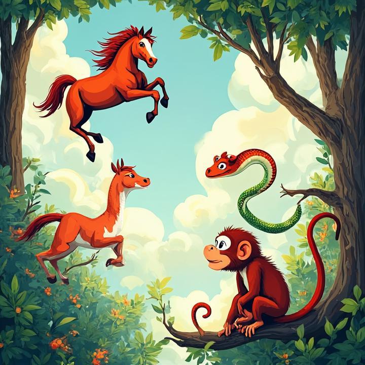 天马行空蛇逍遥，小猴静待果红时打一个生肖，重点全面解释