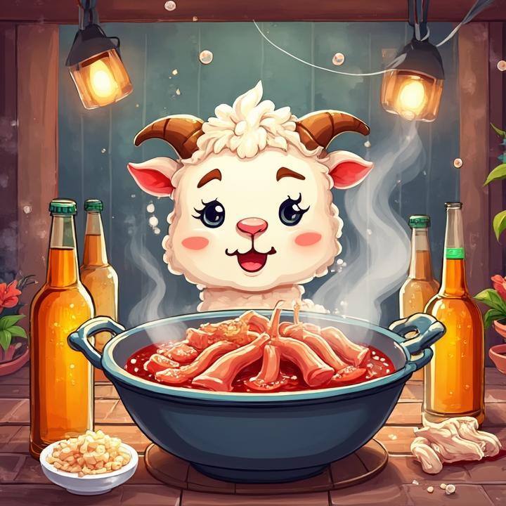 羊蝎子火锅，三瓶啤酒是什么生肖，解答解析