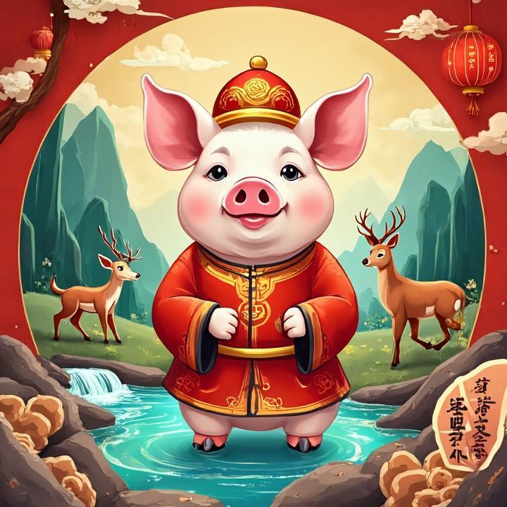 蠢如鹿豕打一准确生肖，精选解释