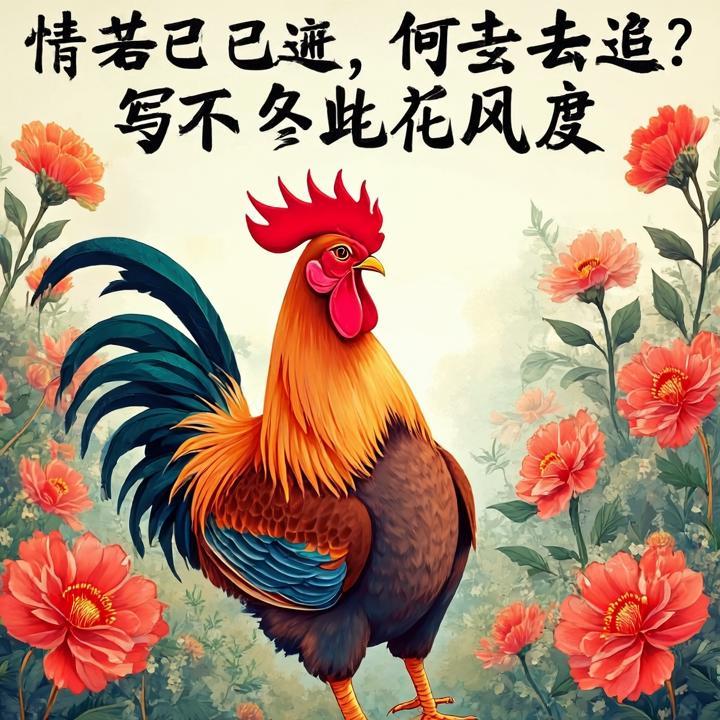 情若已逝，何苦去追？写不尽此花风度代表什么生肖，精选解析解释