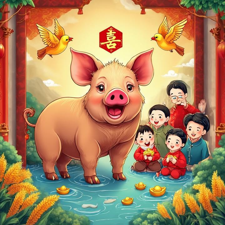 双喜临门合家欢 风水宝地出能贤是什么生肖，解析解答