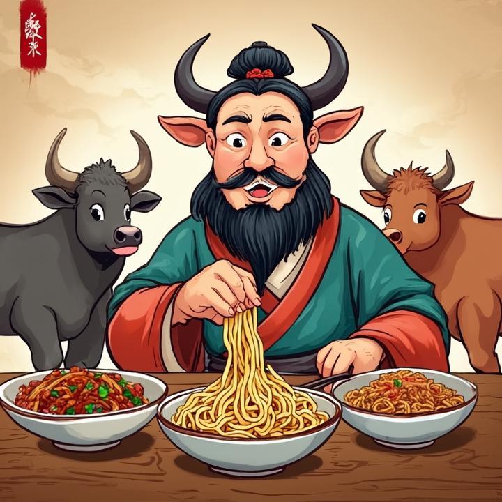 三碗牛肉刀削面，两碗拌面代表什么生肖，完美解析
