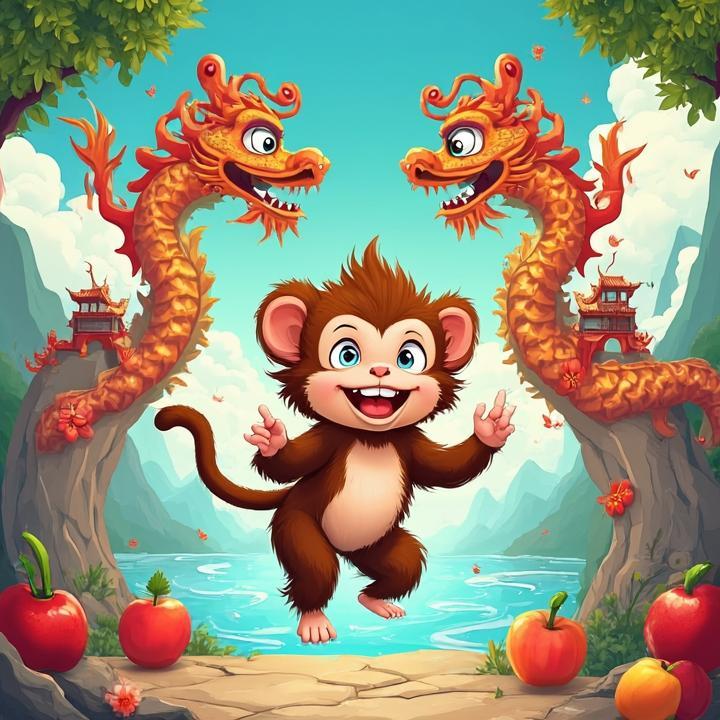 小猴戏耍龙天宫，一南一北跑码头是什么生肖，精准解答