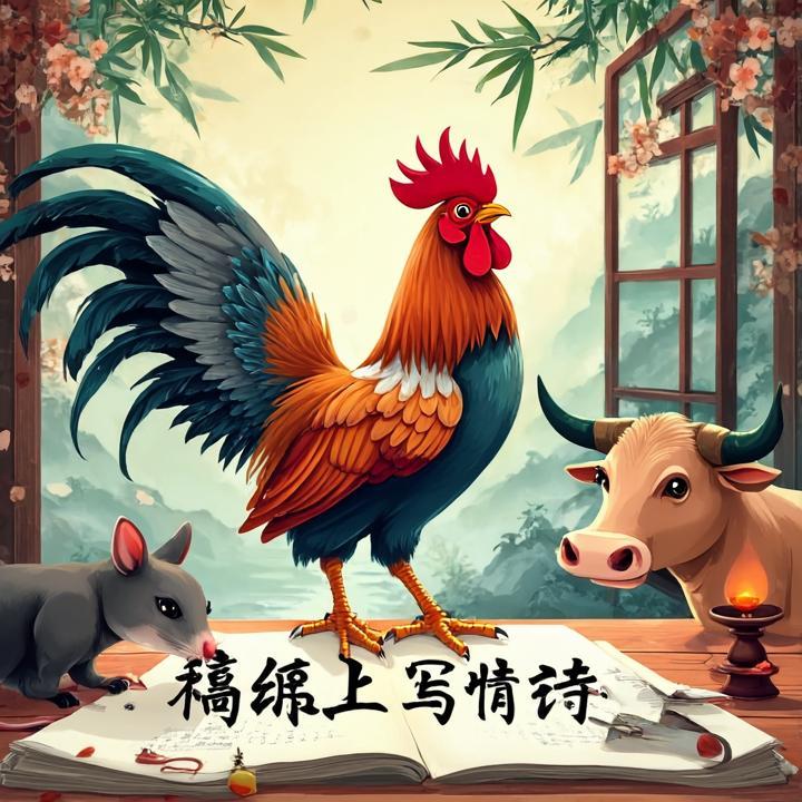 稿纸上写情诗是什么生肖，权威解释在此落实