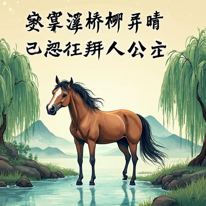 寂寞溪桥柳弄晴，已愁征入拜公卿打一个生肖，马上揭晓