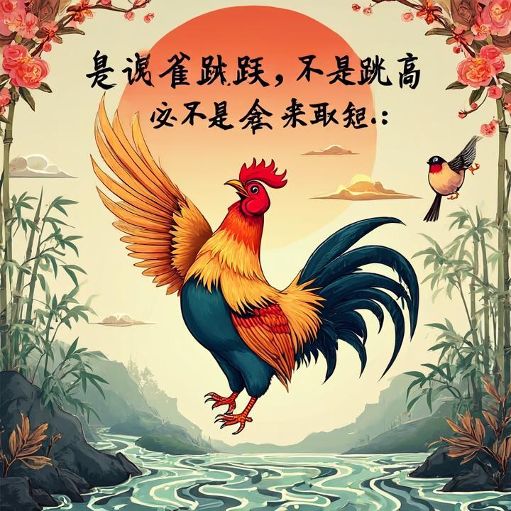 说是雀跃，不是跳高。何必捨长来取短打一个生肖，深度解析过程