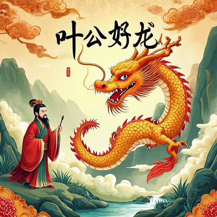 叶公好龙人人知打一个正确的生肖，详细解释