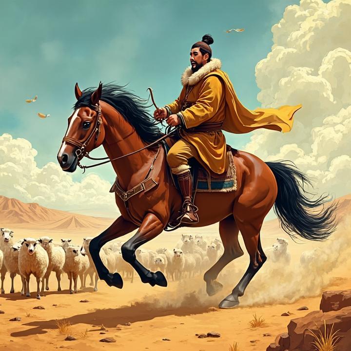 戈壁滩上放牧代表什么生肖，作答诗意解释