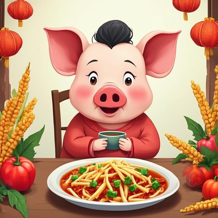 四喜丸子，凉拌土豆丝，水煮鱼代表什么生肖，作答解释